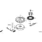 Honda HRX537C2 - HYEA - MAGA 1700001- Flywheel (Cast Iron) Diagram