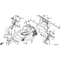 Honda HRX537C2 - VYEA - MAGA 1700001- Cutter Housing Diagram