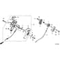 Honda HRX537C2 - VYEA - MAGA 1700001- Throttle Lever Diagram