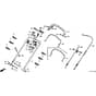 Honda HRX537C6 - VYEA -  Handle Pipe Diagram