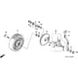 Honda HRZ536C1-TDEA -  Rear Wheel Diagram