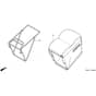 Honda HRZ536C-TDE -  Grass Bag Diagram