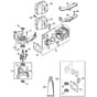 Genuine Stihl HS82 RC-E / A - Crankcase, Cylinder
