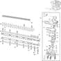 HS 55 - 2012 - 252900004/12 - Castel Garden Hedge Trimmer Cutting Unit Diagram