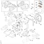 Stihl HSA100.1 - Handle Housing, Motor Housing, Electronic Module - Parts Diagram