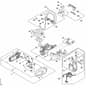 Stihl HSA140.0 T - Handle Housing, Motor Housing, Electronic Module - Parts Diagram