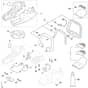 Stihl HSA50.1 - Handle Housing, Motor Housing, Electronic Module - Parts Diagram