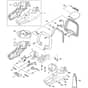 Stihl HSA50 - Motor Housing, Electronic Module - Parts Diagram