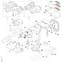 Stihl HSA60.1 - Handle Housing, Motor Housing, Electronic Module - Parts Diagram