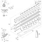 Stihl HSA60 - Gear Head, Electric Motor, Cutter Bar - Parts Diagram