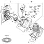 Stihl HT105 - Rewind Starter, Fuel Tank - Parts Diagram