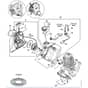 Stihl HT132 - Rewind Starter, Fuel Tank - Parts Diagram