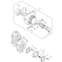 Stihl HT134 - Clutch, Fan Housing - Parts Diagram