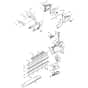 Makita HT2350D - Petrol Hedge Trimmer - Power Tool 01 Diagram