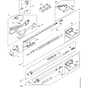 Stihl HTA50.0 - Handle Housing, Drive Tube Assembly - Parts Diagram