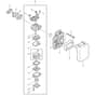 Makita HTR4901 - Engine Hedge Trimmer - Power Tool 03 Diagram