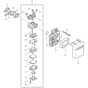 Makita HTR7610 - Engine Hedge Trimmer - Power Tool 03 Diagram