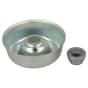 Genuine Husqvarna Rider Plate & Nut - 502 15 70-02 (M12)