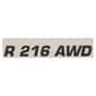 Genuine Husqvarna R216 Bonnet Decal - 578 36 45-03