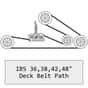 Genuine Countax & Westwood 36" IBS Cutter Deck Belt (Blade Spindle) - 22869800