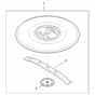 Stihl iMOW 5.0 - Accessories Mowing Deck - Mowing Blade - Parts Diagram
