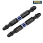 IRWIN Impact Double Ended Screwdriver Bits Phillips PH3 60mm Pack of 2 - 1923378