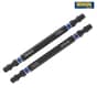 IRWIN Impact Double Ended Screwdriver Bits Torx T30 100mm Pack of 2 - 1923392