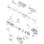 Makita JR002G - Cordless Recipro Saw - Power Tool Diagram