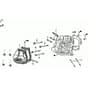 K1100 H (EURO5) - Bertolini Engine Top cover Diagram