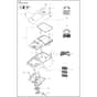 Husqvarna K770 - 967682101 - Cylinder Cover