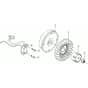 K900 H - Bertolini Engine Flywheel and coil Diagram