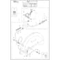 Husqvarna K 1270 - 967978701 - Water Hose Kit