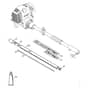 Genuine Stihl KB-KM / A - KB-KM Drive tube assembly