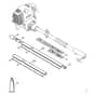 Genuine Stihl KW-KM / F - KW-KM Drive tube assembly