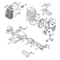 Genuine Stihl KW85 / C - Ignition system, Clutch