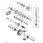 John Deere L100 - PC9288 - Transaxle Shaft - ST772373