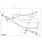 John Deere L107 - PC9306 - Mulch Cover - ST603531