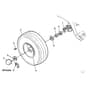 John Deere L107 - PC9306 - Rear Wheels - ST646082