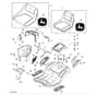 John Deere L107 - PC9306 - Seat - ST646085