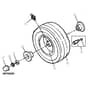 John Deere LA115 - PC9741 - Front Wheels - ST163904