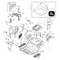 John Deere LA115 - PC9741 - Seat - ST163908