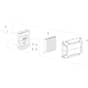 Cobra LC1P65FE-2 B - WT60SP Engine Jan 2022 Air Cleaner Diagram
