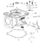 Cobra LC1P85FA - Loncin Tractor Engine May 2023 Crankcase Assy Diagram