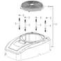 Cobra LC1P85FA - Loncin Tractor Engine May 2023 Fan Housing Diagram