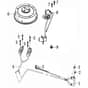 Cobra LC1P92F-1 - Loncin Tractor Engine May 2023 Flywheel Diagram