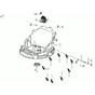 LH 48 PK -  - Efco Rotary Mower Crankase cover Diagram