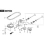 LINER 16SH - 2015-2018 - 299439037/AT5 - Atco Rotary Mower Cam Pulley Diagram
