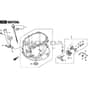 LINER 16SH - 2019-2021 - 299439037/AT9 - Atco Rotary Mower Crankcase Diagram