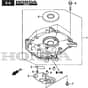 LINER 19SH VSC - 2021 - 294519537/AT1 - Atco Rotary Mower Crankcase Cover Diagram