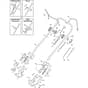 LINER 19SH VSC - 2021 - 294519537/AT1 - Atco Rotary Mower Handle Diagram